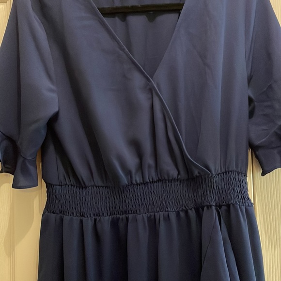 Ladies Ruffle Hi-Low Maxi Dress. SZ L - Picture 10 of 11